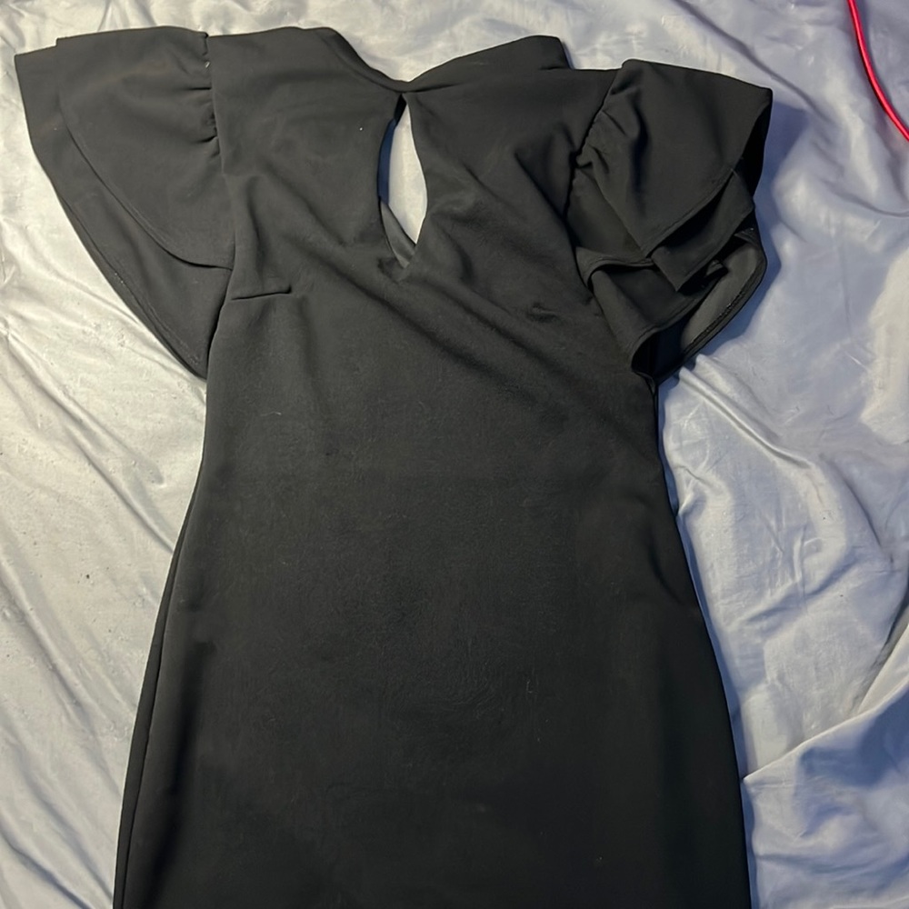 black dress
